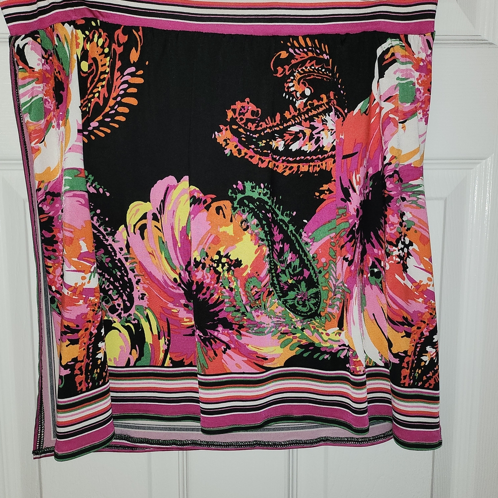 Cache Multicolor Floral Top - Picture 2 of 5